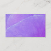 NOVINO - Purple Flower Leaf Business Card (Back)