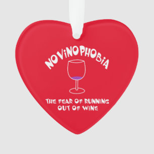 Novinophobia Empty Glass Ornament