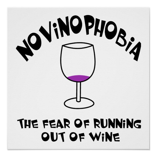 Novinophobia Empty Glass Poster (Front)