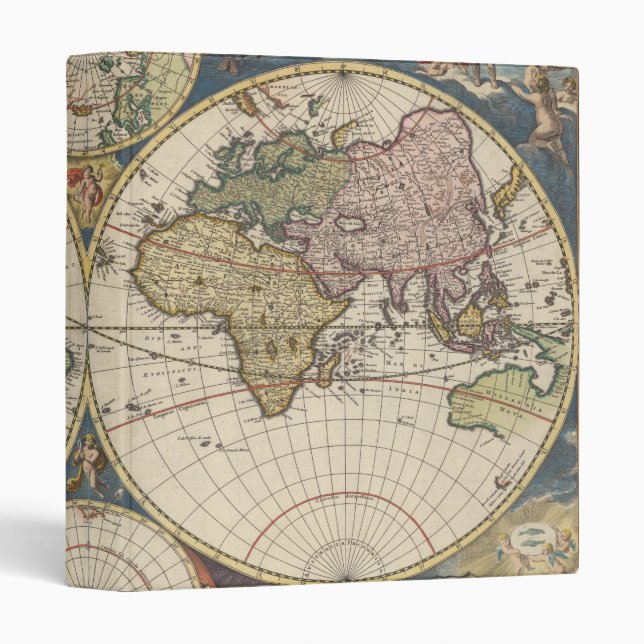 Novissima Totius Terrarum Orbis Tabula Binder (Front/Spine)