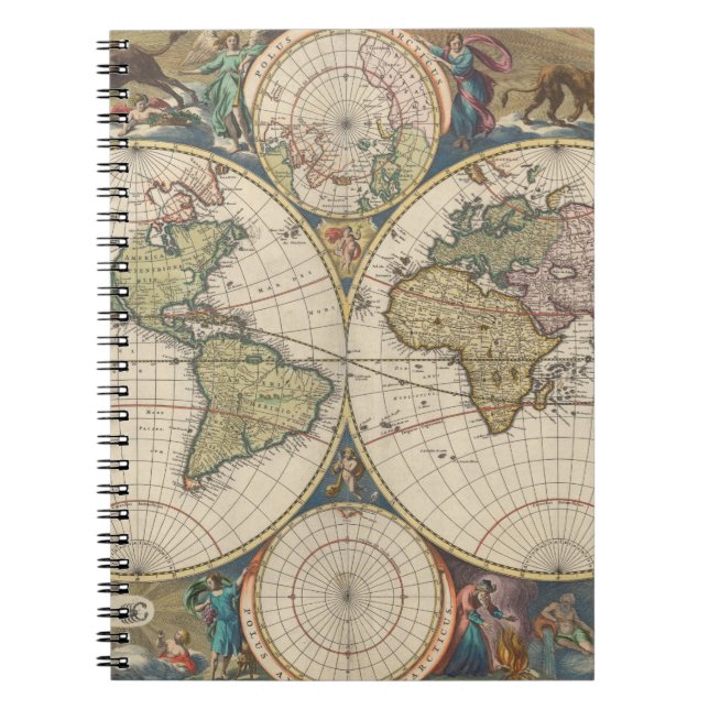 Novissima Totius Terrarum Orbis Tabula Notebook (Front)
