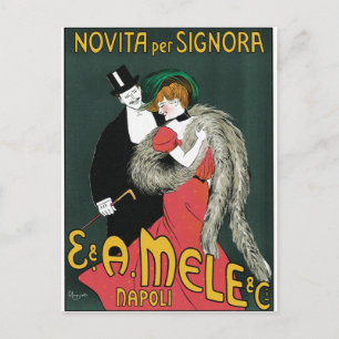 Novita per Signora by Leonetto Cappiello Postcard
