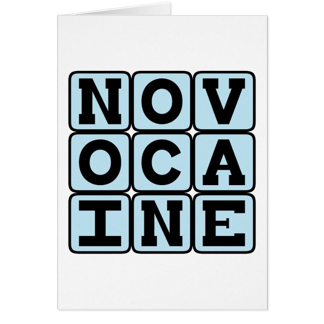 Novocaine, Dental Anesthetic (Front)