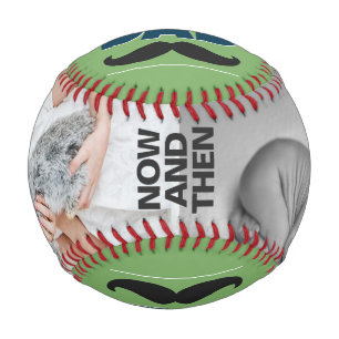 Now and then picture I love my dad father's day Baseball