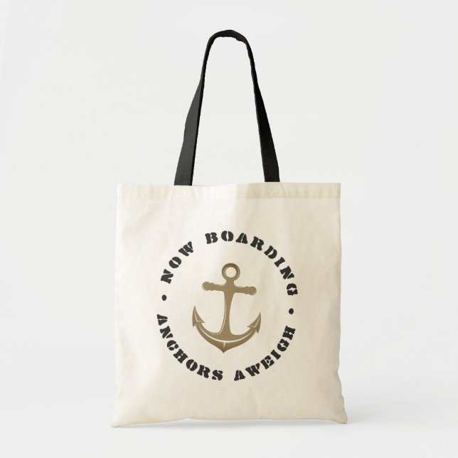 Now Boarding | Custom Personalized Tote Bag (Front)