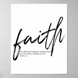 Now Faith Is the Substance of Things Hoped for Poster