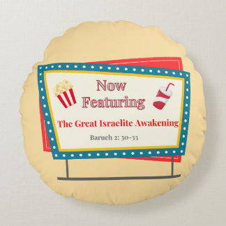 Now Featuring This Great Hebrew Israelite Awakenin Round Pillow