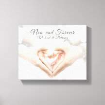 "Now & Forever" Couple Names Elegant Photo text
