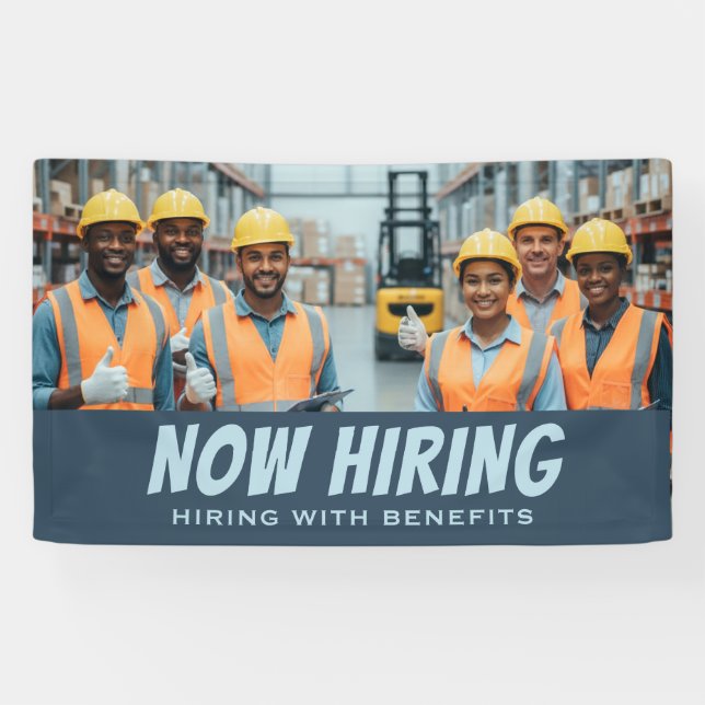 NOW HIRING Hiring With Benefits Banner – Custom (Horizontal)