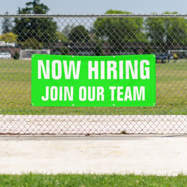Now Hiring Join Our Team Bright Large  Banner (Insitu)