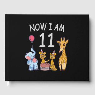 Now I am 11 years old 11th Birthday at the Zoo Guest Book