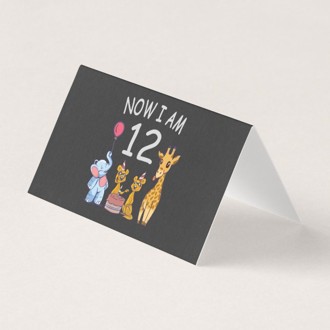 Now I am 12 years old 12th Birthday at the Zoo (Front)