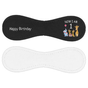 Now I am 1 year old 1st Birthday at the Zoo Baby B Softball