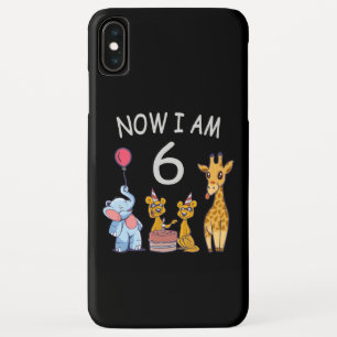 Now I am 6 years old 6th Birthday at the Zoo iPhone XS Max Case