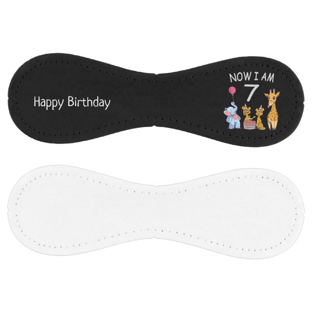 Now I am 7 years old 7th Birthday at the Zoo Softball (Panels)