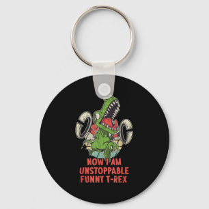 Now I Am Unstoppable Funny Sarcastic Sarcasm Graph Keychain