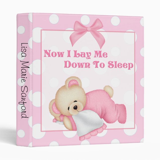 Now I Lay Me Down To Sleep Binder (Front/Spine)