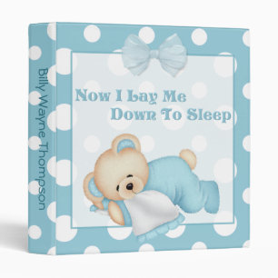 Now I Lay Me Down To Sleep Binder