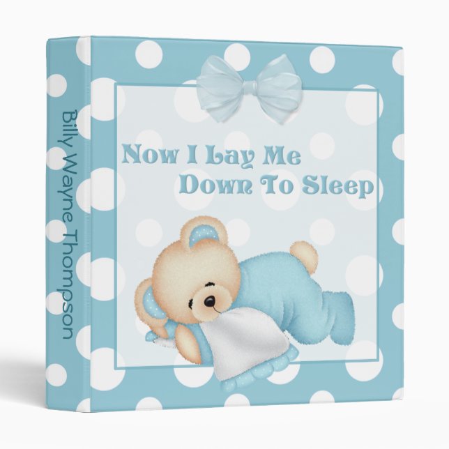 Now I Lay Me Down To Sleep Binder (Front/Spine)