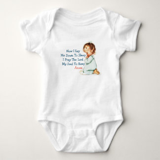 Now I Lay Me Down To Sleep Children Prayer Baby Bodysuit