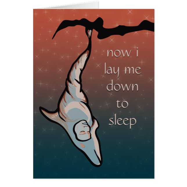 now i lay me down to sleep (dolphin cocoon) (Front)