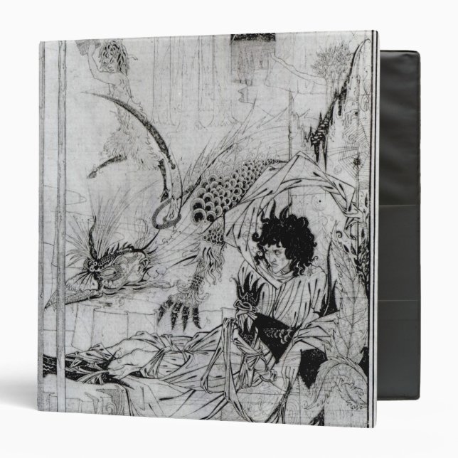 Now King Arthur saw the Questing Beast Binder (Front/Inside)