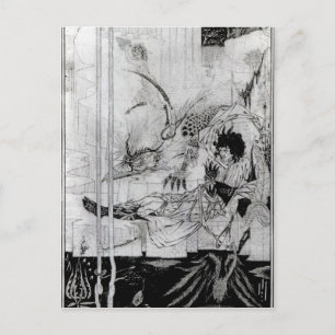 Now King Arthur saw the Questing Beast Postcard