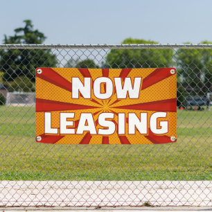 Now Leasing Apartments Large Outdoor Banner