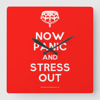 Now Panic and Stress Out Clock