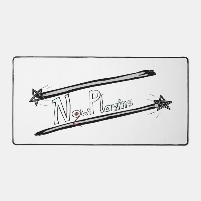 Now Playing Desk Mat (Front)