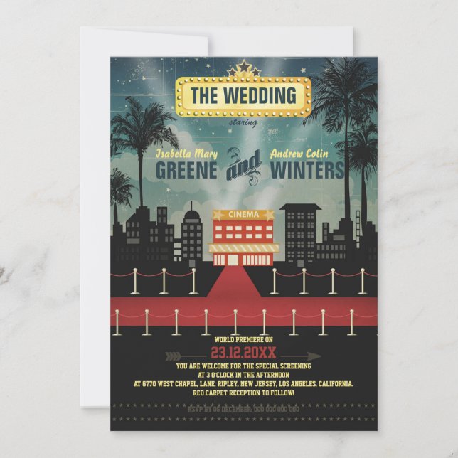 Now Playing Invitation (Front)