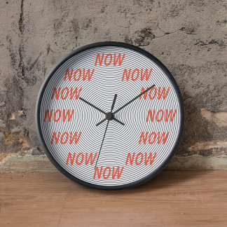 Now - The only time that matters Clock