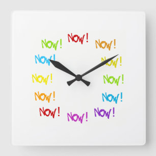 NOW ! WALL CLOCK BY DMT