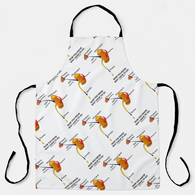 Now You Know Why I Have To Go Diuresis Apron (Front)