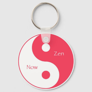 Now & Zen Magenta Keychain