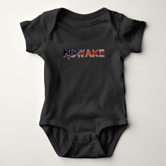 NOWAKE Baby #merica Bodysuit (Front)