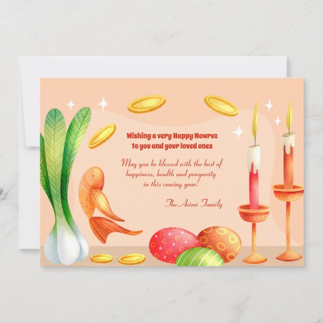 Nowruz Greeting Card (Front)