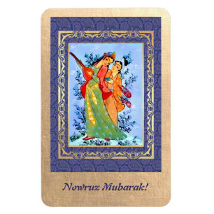 Nowruz Moubarak. Magnets cadeaux du Nouvel An pers