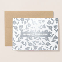 Nowruz Moubarak. Véritable Foil Perse Cartes de No
