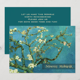 Nowruz Mubarak Invitations du Nouvel An Perse