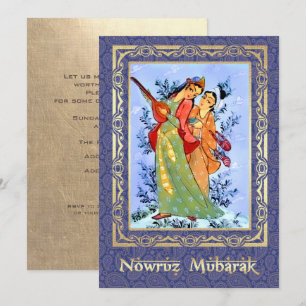 Nowruz Mubarak Invitations du Nouvel An Perse