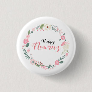 Nowruz Persian Happy Newyear 1 Inch Round Button