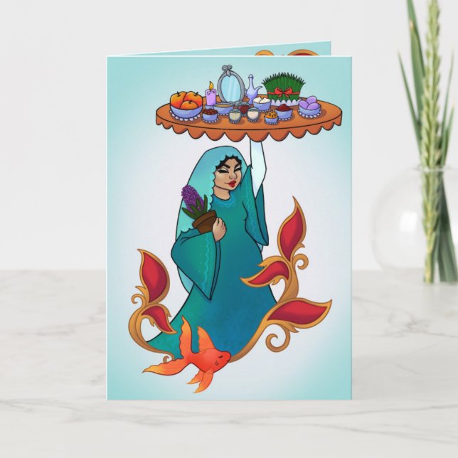 Nowruz (Persian New Year) Greeting Card (Front)