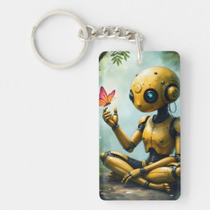 Nox Finds Wonder,A Curious Robot's First Butterfly Keychain