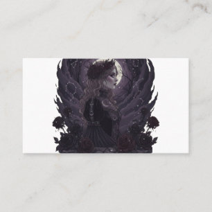 NOX FLORESCENS - Dark Gothic Queen of Roses and St Business Card