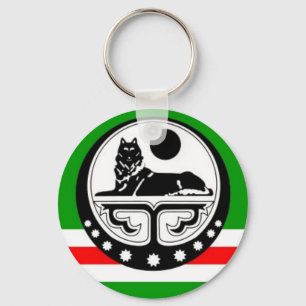 Noxchi chechen flag keychain