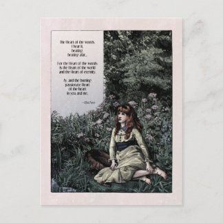 Noyes "Heart of the Woods" Carte postale victorien