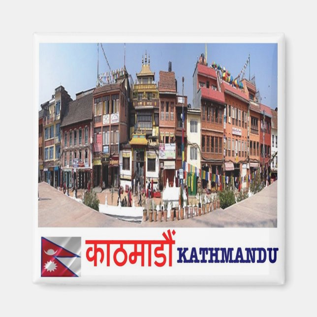 NP - Nepal - Kathmandu - Boudhanath Magnet (Front)