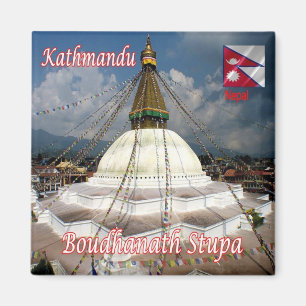 NP - Nepal - Kathmandu - Boudhanath Stupa Magnet