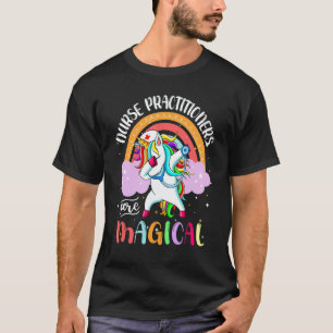 Np Nurses Rn Nursing Magical Unicorn Rainbow T-Shirt